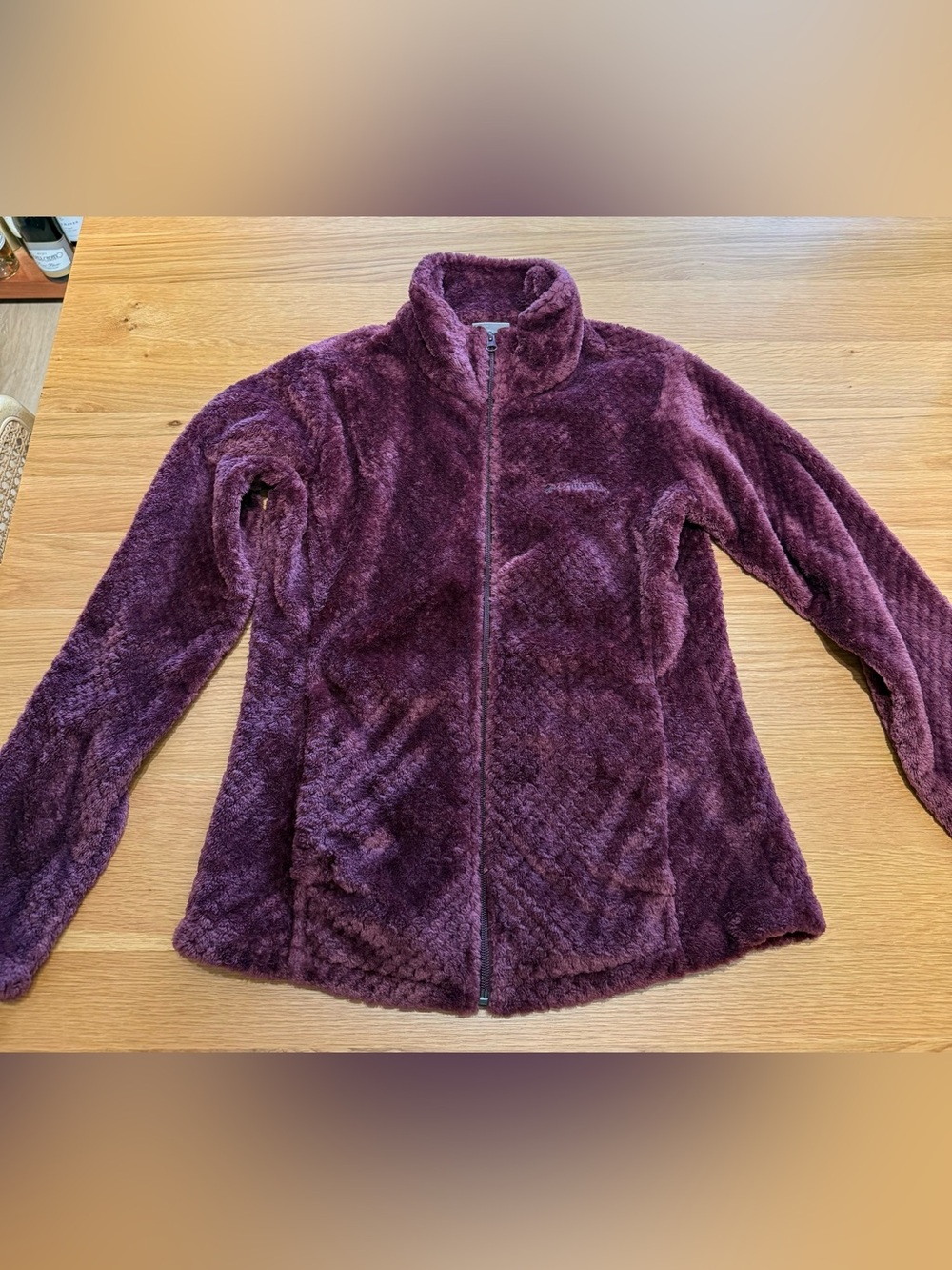Columbia Women’s Burgundy Fireside Sherpa Teddy Fleece Medium